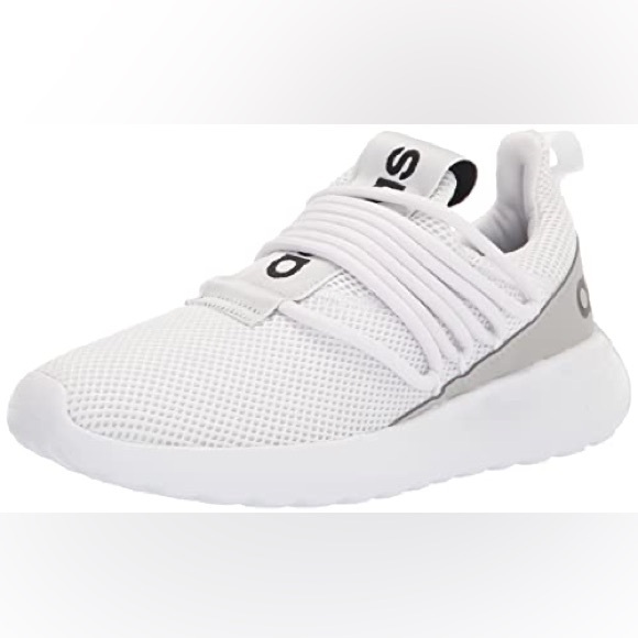 Adidas Men’s Size 9.5 White and Gray Lite Racer Adapt, Running Shoes - Picture 1 of 7